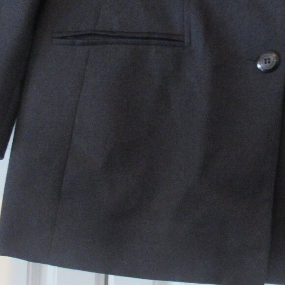 Vintage Conrad C Ladies Black Blazer, 100% Wool, 4 Button Front, Size 16 P117 - Picture 3 of 6